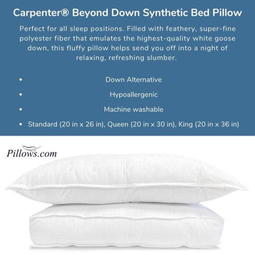 IndulgencebyIsotonic SyntheticDownPillowSideSleeper 7cc9c717 08ef 434d abe9 e2a7acb49a25