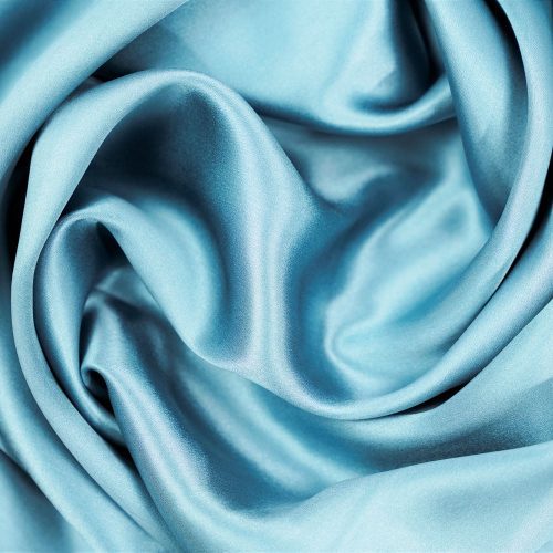 blue mulberry silk pillowcase