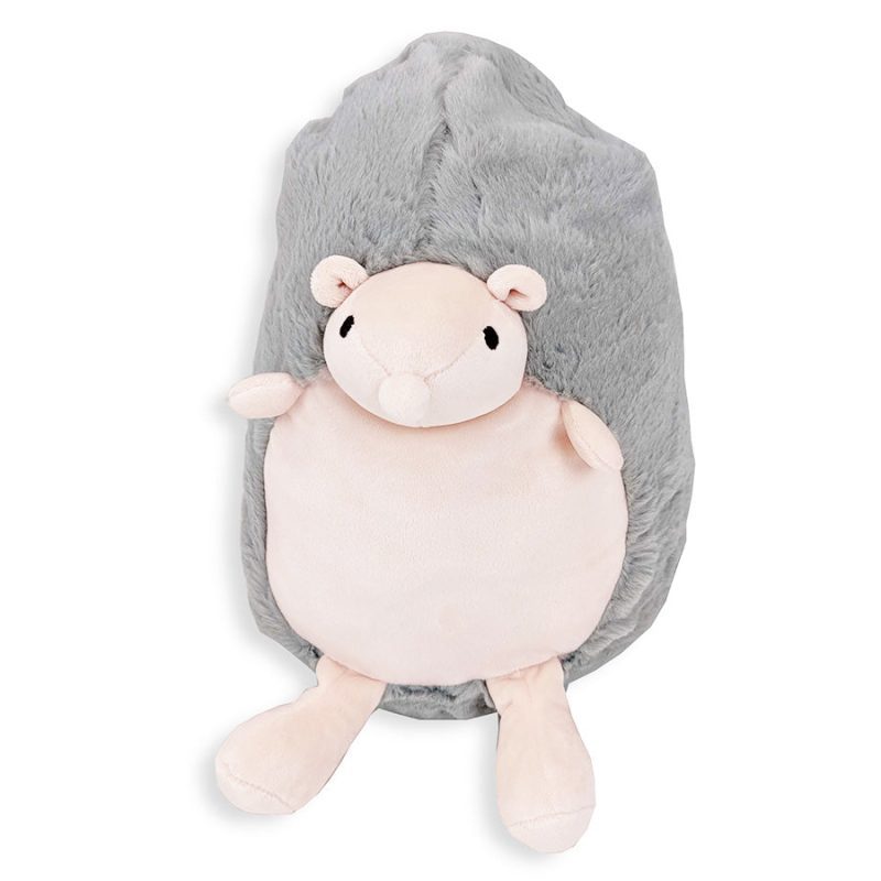 A Squishy Hedgehog Stuffed Animal, perfect for children's gifts, sitting on a white background. | Hedgie The Hedgehog by Pillowtex.