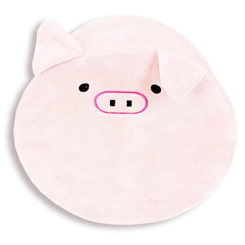 Looking for a cute and cozy pillow for your child? This Round Memory Foam Pig Themed Pillow featuring Olivia The Pig face is perfect to incentivize sleep.