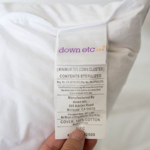 down etc reg luxury goose down pillow 5