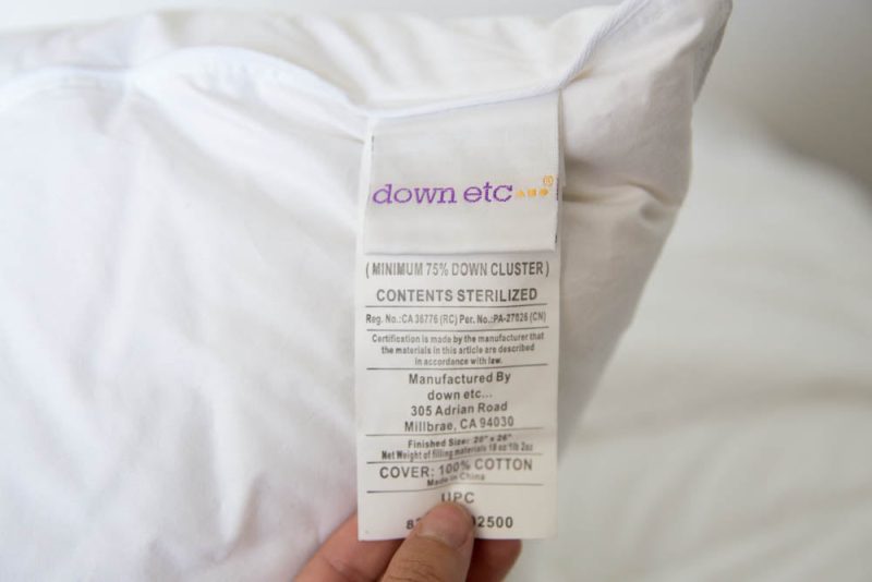 down etc reg luxury goose down pillow 5