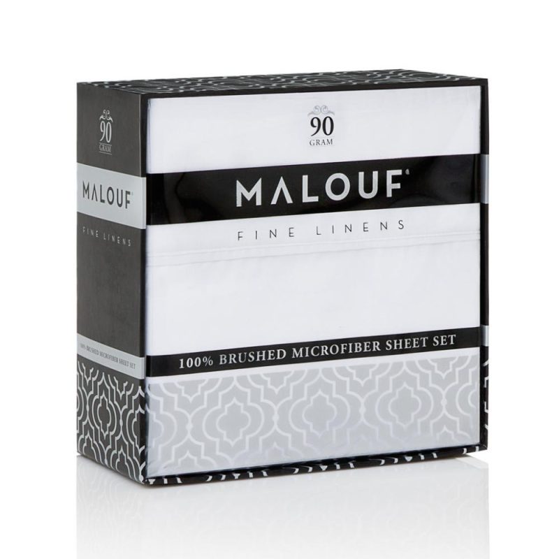 malouf reg brushed microfiber twin xl sheet set 38