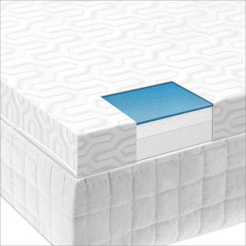 malouf reg isolus reg 2 5 inch liquid gel memory foam topper 14