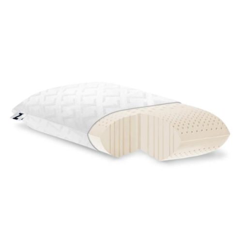 malouf reg zoned dough memory foam pillow low loft firm 23