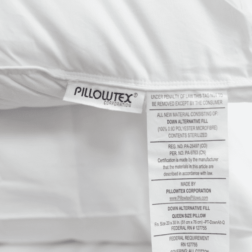 pillowtex reg down alternative pillow firm 28